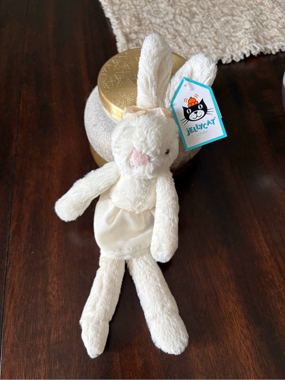 NWT Jellycat Tutu Lulu Cream Bunny retired mint